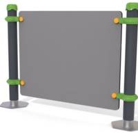 Panneau ludique - Langages des signes A-P - Husson