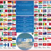 Sous main set de table éducatif 30x42 Apprendre le Monde