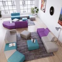 Canapé RUBY 2 places avec accoudoirs – ArtProg