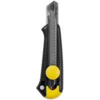 Cutter corps élastomère guide inox lame 18mm - Gedimat - STANLEY