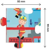 Puzzle "Caserne de pompiers", 24 pièces