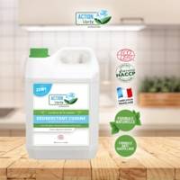 Bidon 5 l Désinfectant Cuisine - Nettoie, dégraisse et désinfecte - Ecocert - Formule naturelle - Contact alimentaire - 5L