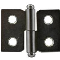 Paumelle droite acier nickelé 50 x 40 mm - Gedimat - NORAIL