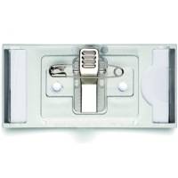 Boite de 25 badges combi Epingle et pince Clickfold 5,4X9 cm