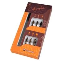 Coffret Calligraphie 6 plumes Bandzug et un porte-plume
