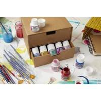 Flacon 45ml Peinture Deco Acrylique Brillante NOIR PROFOND - PÉBÉO