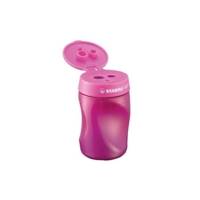 Taille-crayon EASYsharpen ergonomique rose avec réservoir - Gaucher