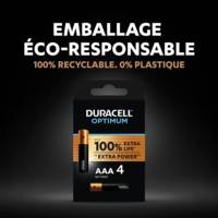 Pack 12 Piles Alcalines Optimum MN2400 AAA LR03 100% ExtraLife