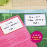 Sachet de 16 étiquettes ultra résistantes tendance Avery