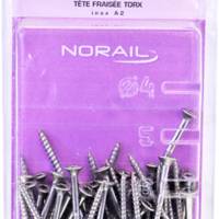 Vis agglo tête fraisée empreinte Torx inox A2 4 x 50 mm - Gedimat - NORAIL