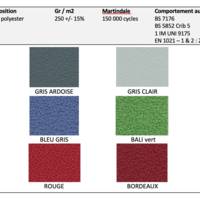 Chaise LISO 4 pieds polyvalente tissu – ArtProg