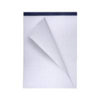 Bloc bureau A5 sans couverture Quadrillé 100 Feuilles 60g - CONQUÉRANT