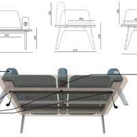 Banquette d'accueil configurable LILO