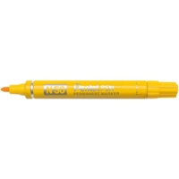 Marqueur Permanent N50 Corps Aluminium Pointe Ogive 2mm Jaune