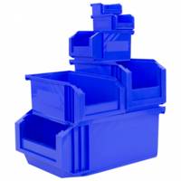 Bac à bec EUROPEAN fimé 1L bleu + barre murale plastique - Gedimat