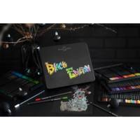 Boîte Métal de 100 Crayons de Couleur Black Edition