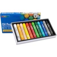 Pastel huile 70mm diamètre 11mm boîte 12 unités