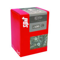 Cheville autoforeuse Zamak+vis TR D4.5x35mm - Gedimat - SPIT