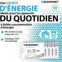 Pack 10 Piles AAA LR03 Alcalines Power