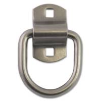 Anneau d'arrimage avec pivot acier zingué D.fil 6.4mm 20x54mm - Gedimat - CHAPUIS