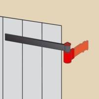 Gond à sceller composite noir D14 - 115mm - Gedimat