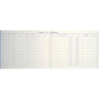 Registre du personnel 24x32 cm 40 pages + garde