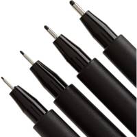 Lot de 4 stylos de dessin à l'encre de Chine M,F,S,XS Noir - FABER-CASTELL