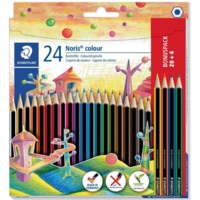 Crayon de couleur Noris Colour, étui carton 20+4 - STAEDTLER