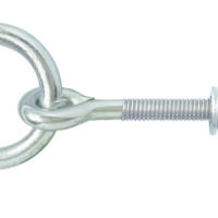 Anneau d'écurie à écrou acier zingué M10 D.int.50mm - Gedimat - CHAPUIS