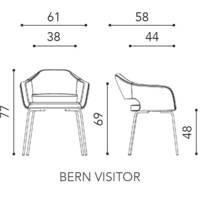 Fauteuil BERN visitor 4 pieds – ArtProg
