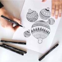 Boîte Collector Métal 14 feutres techniques pointes calibrées