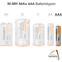 Pack de 4 Accu AAA Micro 1000mAH