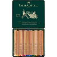 Etui Métal de 24 Crayons de couleur PITT PASTELL Assortis