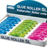 Roller de Colle SL 8m x 6mm Permanent Jetable Coloris Aléatoire