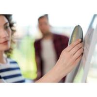 Brosse pour tableau Diamond, avec feutre d'effaçage