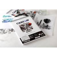 Bloc 30 Feuilles Dessin Spiralé "The WALL" A4 200 g Blanc Mat Très Lisse