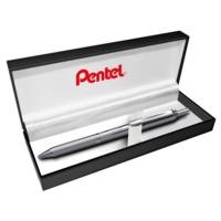 Coffret Roller encre gel rétractable BL407, corps argent, encre Noire