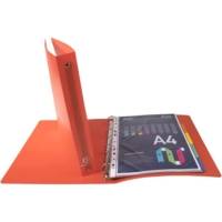 Classeur 4 anneaux 30 mm polypropylène Opaque A4 maxi Rouge