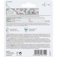 Pack 2 Crochets Adhésif Powerstrips 0,5kg pour Mur Peint / Papier peint
