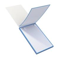 Bloc de 30 fiches bristol 125X200 perforées Q5/5 bleu