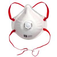 Masque jetable de protection anti-poussières avec soupape FFP2 - Gedimat