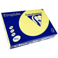 Ramette 500 Feuilles Papier 80g A4 210x297 mm Certifié FSC JONQUILLE - Clairefontaine