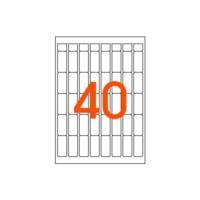 Etui de 640 étiquettes multi-usage sur 16 feuilles A5 Permanentes 35x15 mm Blanc