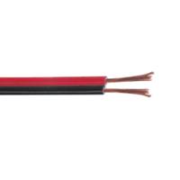 Câble HIFI 2x0.75mm² rouge/noir - Gedimat