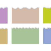 Set de 6 ciseaux cranteurs Kidzors Oiseau, Poulet, Cochon, Abeille, Papillon, Vache