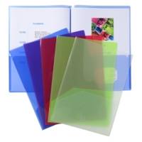 Sachet de 10 Chemises Double Poche Polypropylène Souple 20x100e A4xA3 Assorties - EXACOMPTA