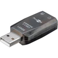 Carte son USB 2.0 Transparente Pour connxion de micro et Casque