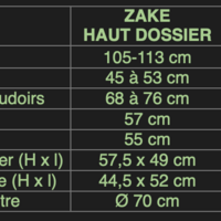Fauteuil ZAKE haut dossier - Mobilier - Équipement collectivité
