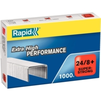 Agrafes Super Strong 24/8+ galvanisées Boite de 1000 - Rapid