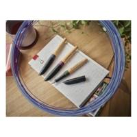 Stylo-plume  Grow - violet prune/bois de cerisier